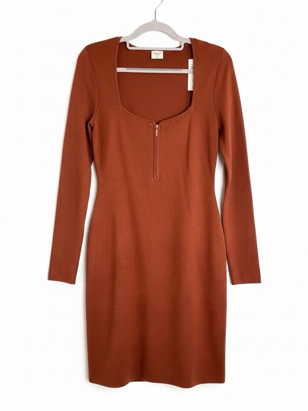 Abercrombie and Fitch Long Sleeve Zip-Front Dress- M